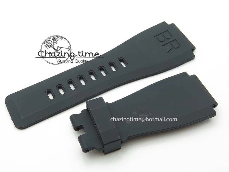 BR 01-92 Airborne Skull PVD Grey Dial On Black Leather Strap MIYOTA 9015 (Free Rubber Strap)