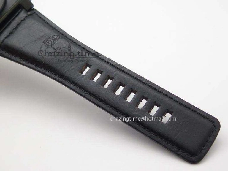 BR 01-92 Airborne Skull PVD Grey Dial On Black Leather Strap MIYOTA 9015 (Free Rubber Strap)