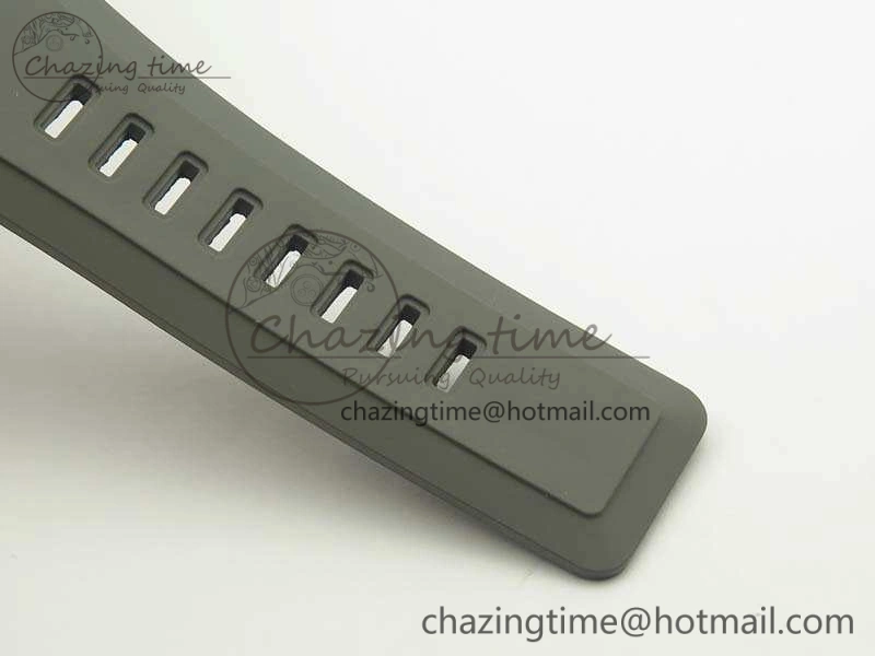 BR 03-92 42.5mm Real Ceramic Case NII 1:1 Best Edition Gray Dial On Rubber Strap MIYOTA 9015