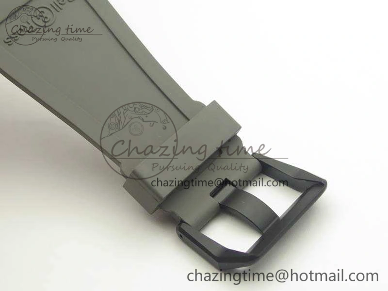 BR 03-92 42.5mm Real Ceramic Case NII 1:1 Best Edition Gray Dial On Rubber Strap MIYOTA 9015