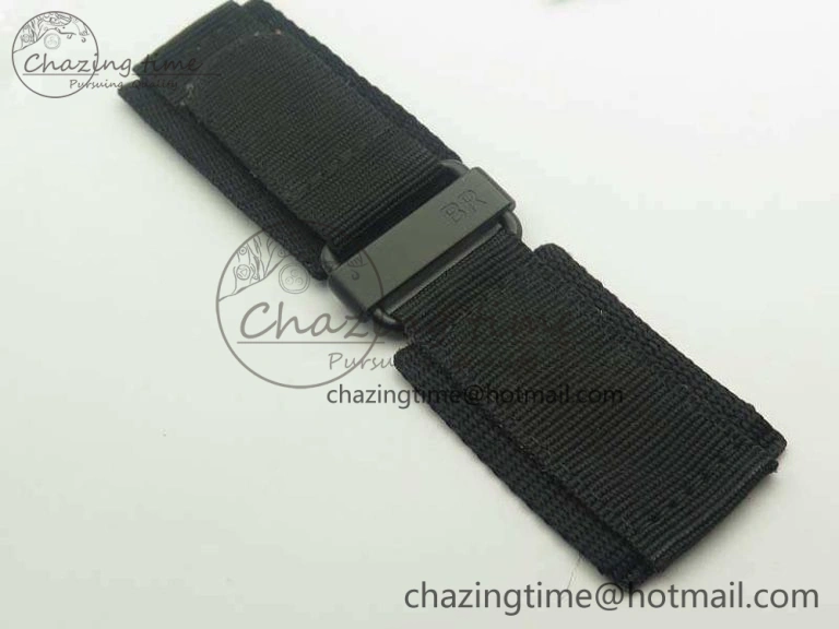 BR 03-92 42.5mm Real Ceramic Case NII 1:1 Best Edition Gray Dial On Rubber Strap MIYOTA 9015