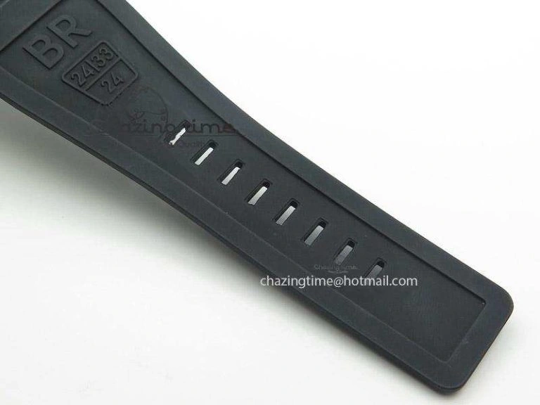 BR 03-92 42mm Military Type 1:1 Best Edition On Black Rubber Strap Miyota 9015