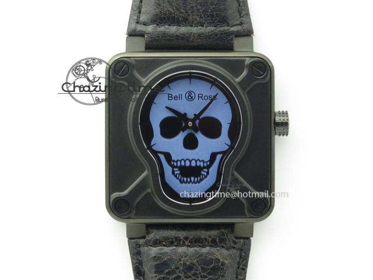 BR 03-92 42mm Military Type 1:1 Best Edition On Black Rubber Strap Miyota 9015