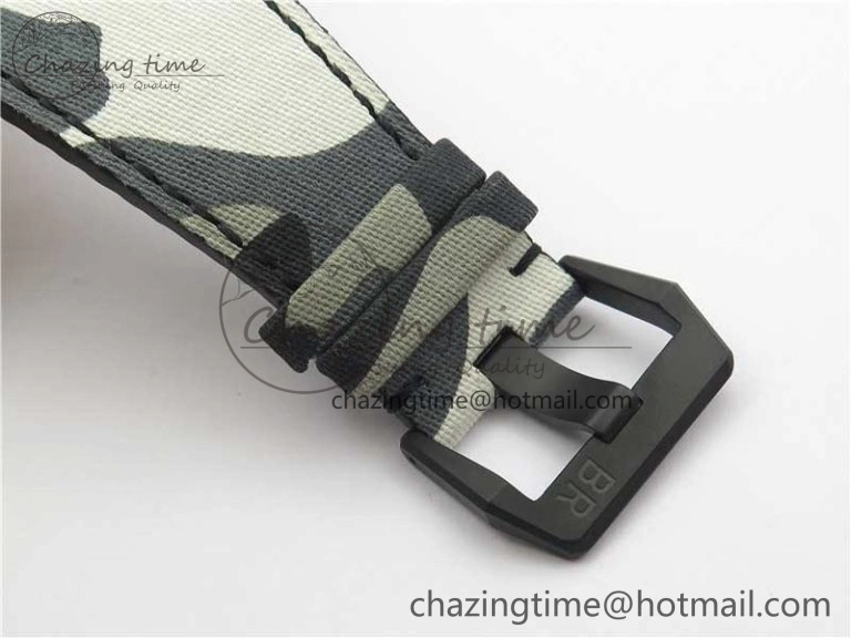 BR 03-92 DLC 1:1 Best Edition Gray Camouflage Apes Dial on Camouflage Strap MIYOTA 9015 V3