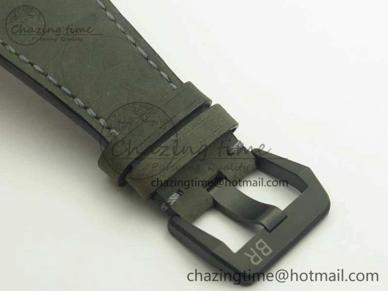 BR 03-92 DLC 42.5mm Black Dial On Leather Strap MIYOTA9015 V3