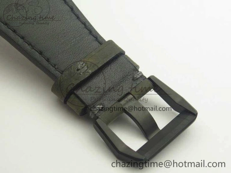 BR 03-92 DLC 42.5mm Black Dial On Leather Strap MIYOTA9015 V3