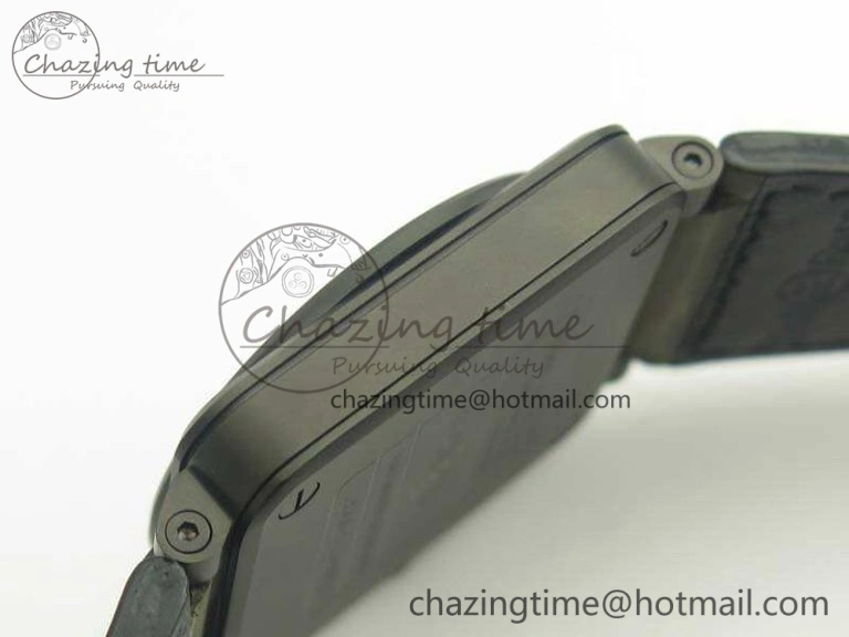 BR 03-92 DLC 42.5mm Black Dial On Leather Strap MIYOTA9015 V3