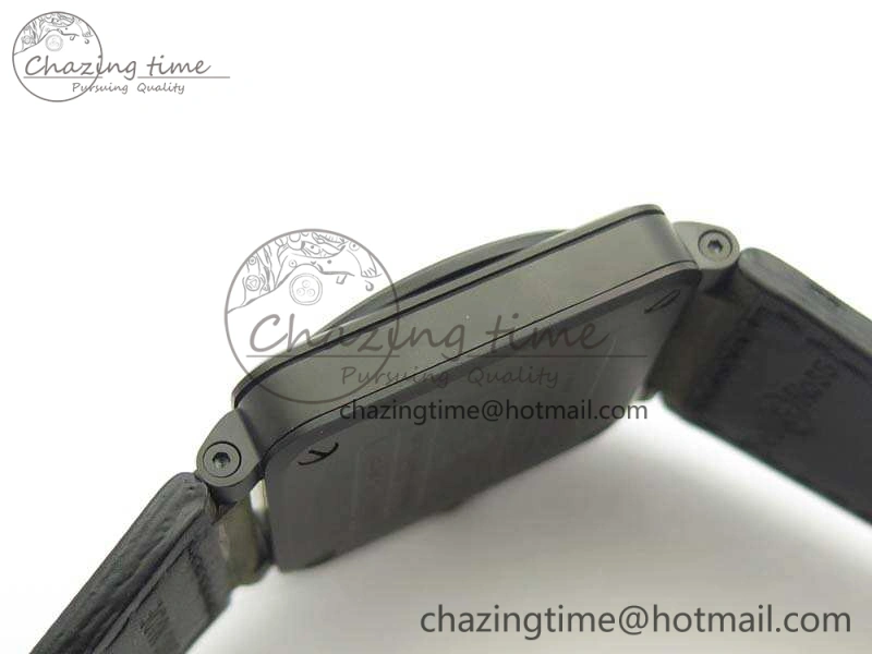BR 03-92 DLC 42.5mm Green Camouflage Dial On Leather Strap MIYOTA9015 V3