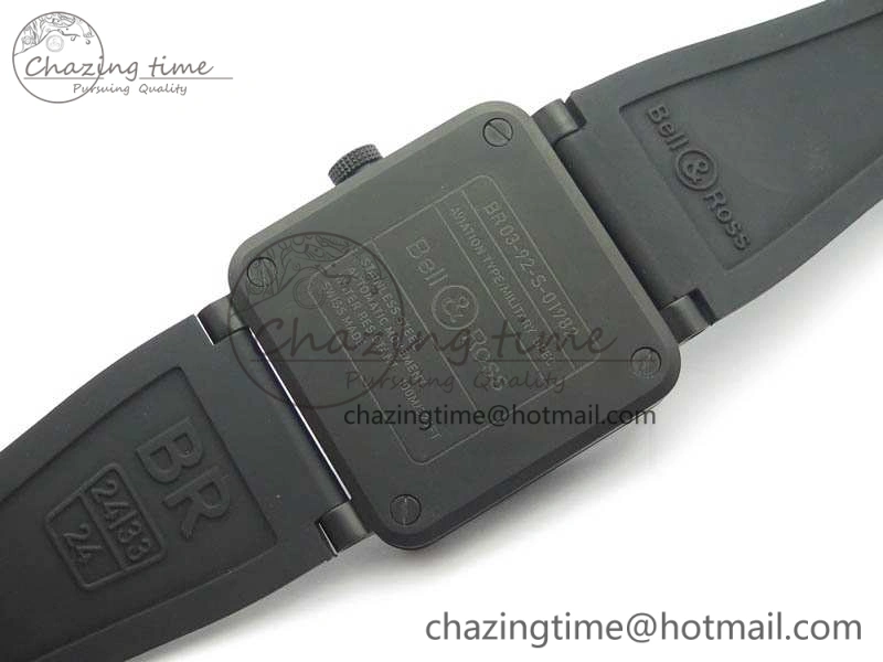 BR 03-92 DLC Camouflage Dial 42.5mm On Rubber Strap MIYOTA 9015 V3