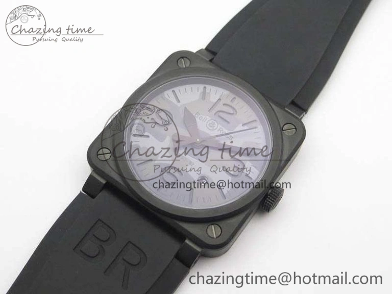 BR 03-92 DLC Camouflage Dial 42.5mm On Rubber Strap MIYOTA 9015 V3