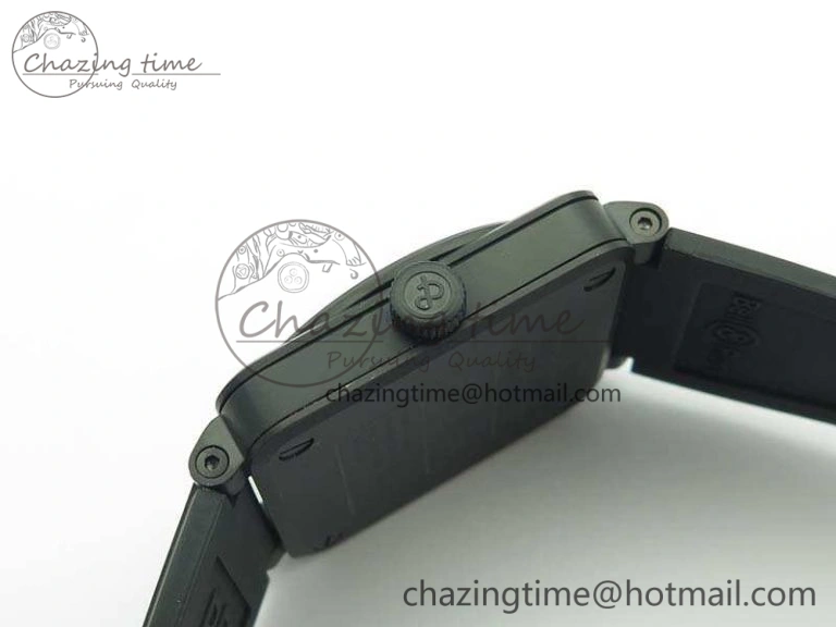 BR 03-92 DLC Case V3 Gray Dial 42.5mm On Rubber Strap MIYOTA 9015
