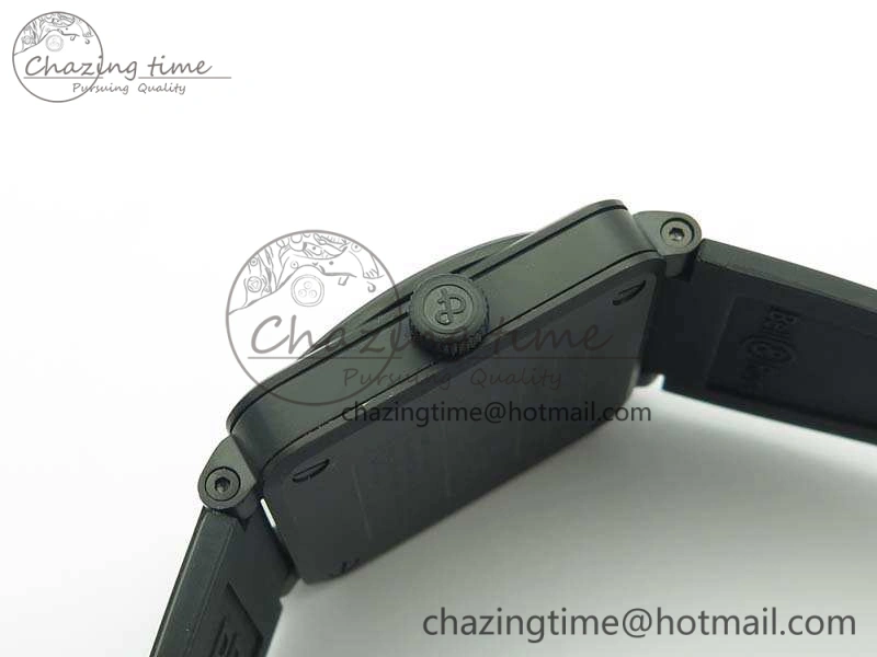 BR 03-92 DLC Case V3 Gray Dial 42.5mm On Rubber Strap MIYOTA 9015