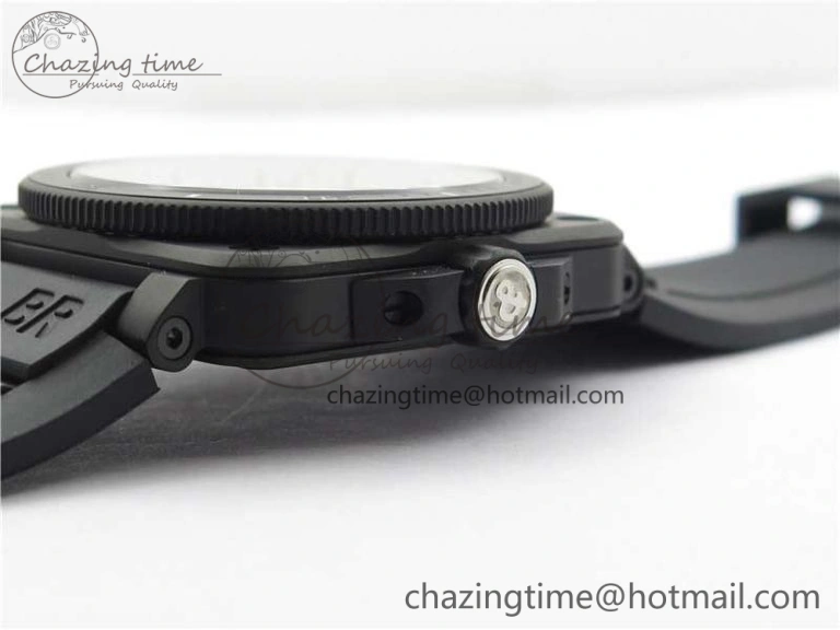 BR 03-92 Diver PVD White Dial on Rubber Strap MIYOTA 9015 (Free Nylon Strap)