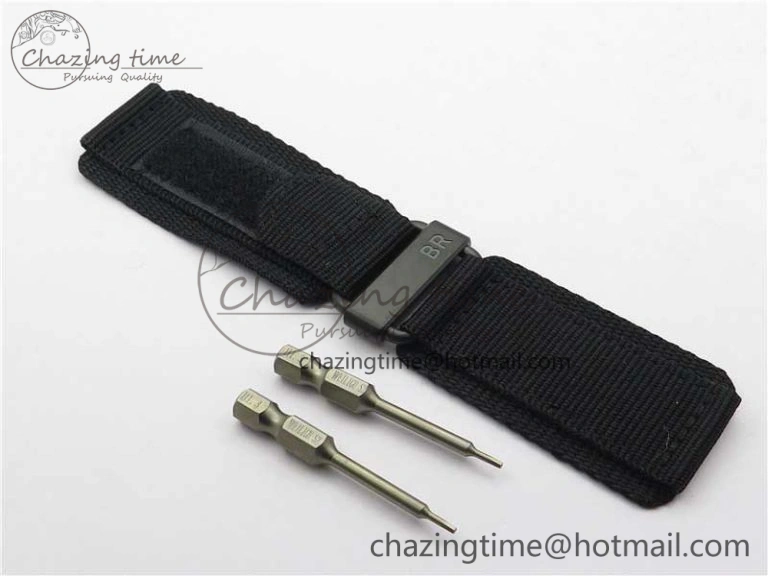 BR 03-92 Diver PVD White Dial on Rubber Strap MIYOTA 9015 (Free Nylon Strap)