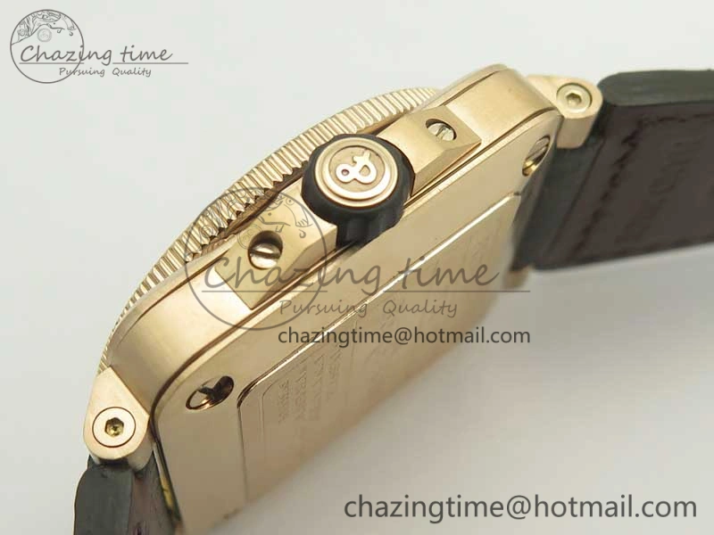 BR 03-92 Diver RG OXF 1:1 Best Edition Black Dial on Rubber Strap MIYOTA 9015 (Free Leather)