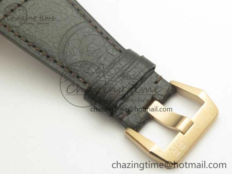 BR 03-92 Diver RG OXF 1:1 Best Edition Black Dial on Rubber Strap MIYOTA 9015 (Free Leather)