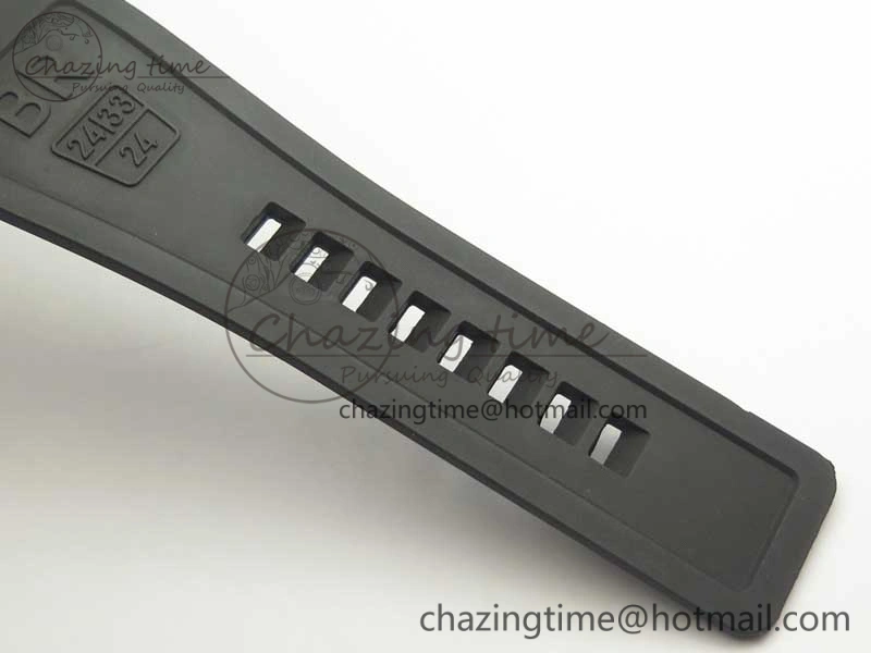 BR 03-92 Diver SS OXF 1:1 Best Edition Black Dial on Rubber Strap MIYOTA 9015 (Free Leather)