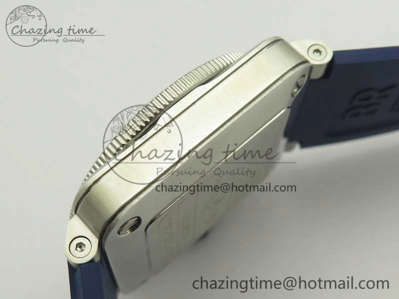 BR 03-92 Diver SS OXF 1:1 Best Edition Blue Dial on Rubber Strap MIYOTA 9015 (Free Leather)
