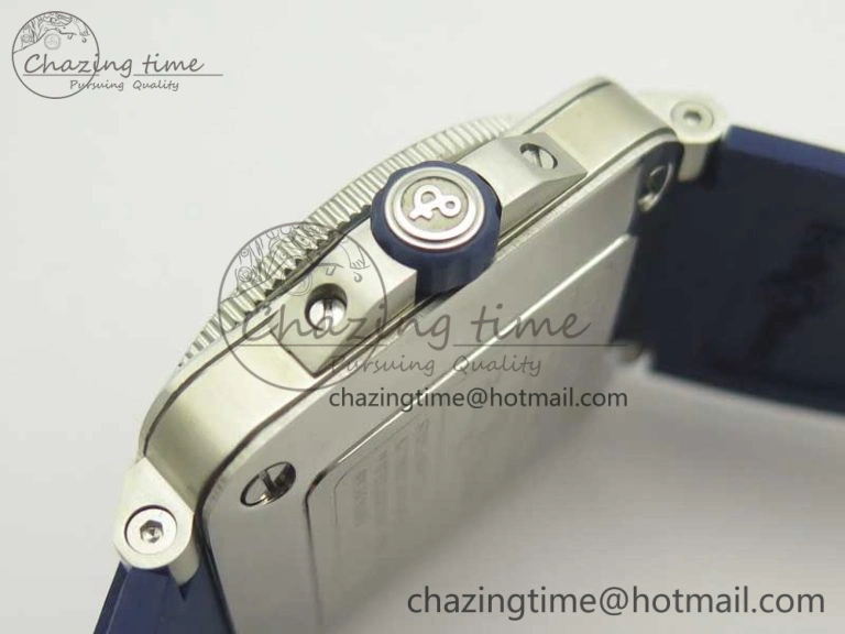BR 03-92 Diver SS OXF 1:1 Best Edition Blue Dial on Rubber Strap MIYOTA 9015 (Free Leather)
