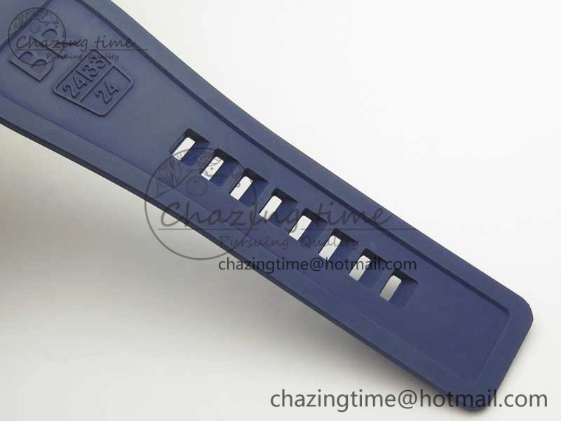 BR 03-92 Diver SS OXF 1:1 Best Edition Blue Dial on Rubber Strap MIYOTA 9015 (Free Leather)