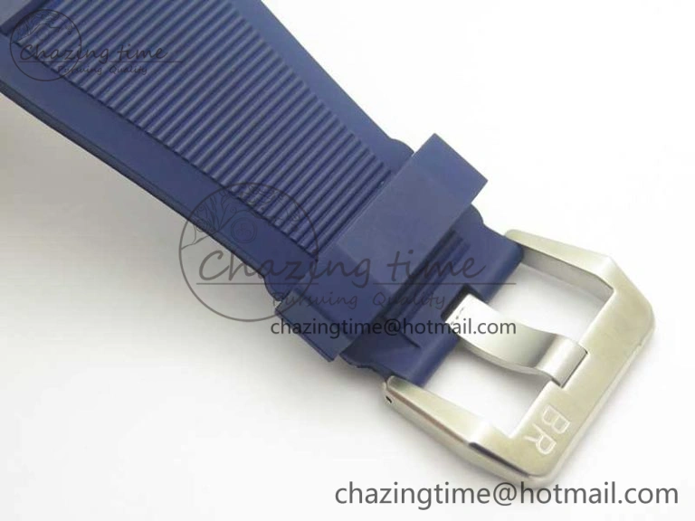 BR 03-92 Diver SS OXF 1:1 Best Edition Blue Dial on Rubber Strap MIYOTA 9015 (Free Leather)