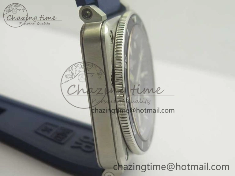 BR 03-92 Diver SS OXF 1:1 Best Edition Blue Dial on Rubber Strap MIYOTA 9015 (Free Leather)