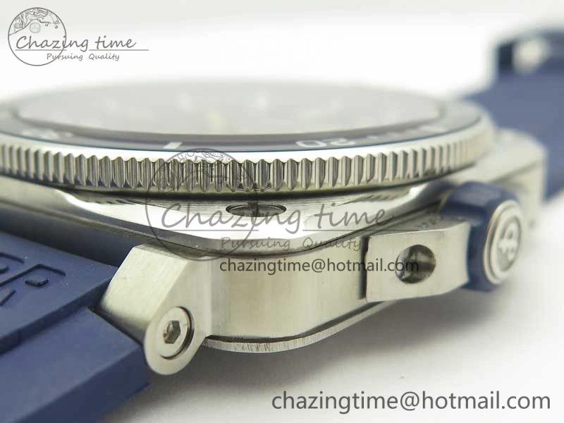 BR 03-92 Diver SS OXF 1:1 Best Edition Blue Dial on Rubber Strap MIYOTA 9015 (Free Leather)