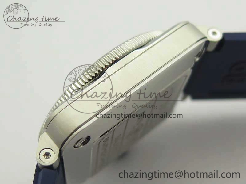 BR 03-92 Diver SS RDF 1:1 Best Edition Blue Dial On Rubber Strap MIYOTA9015 (Free Nylon Strap)