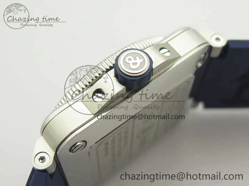 BR 03-92 Diver SS RDF 1:1 Best Edition Blue Dial On Rubber Strap MIYOTA9015 (Free Nylon Strap)