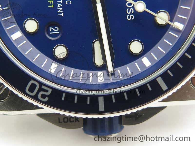 BR 03-92 Diver SS RDF 1:1 Best Edition Blue Dial On Rubber Strap MIYOTA9015 (Free Nylon Strap)