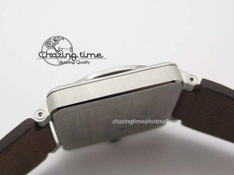 BR 03-92 Golden Heritage SS ZF 1:1 Best Edition On Brown Leather Strap MIYOTA 9015