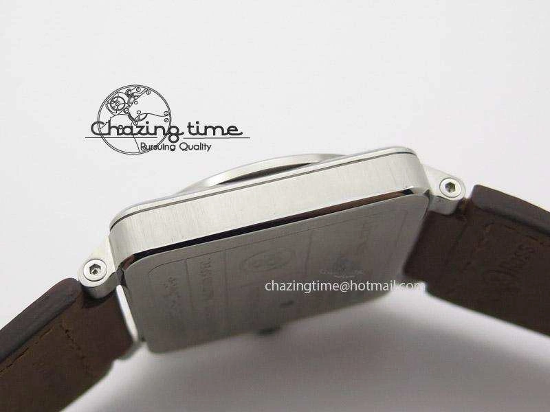 BR 03-92 Golden Heritage SS ZF 1:1 Best Edition On Brown Leather Strap MIYOTA 9015