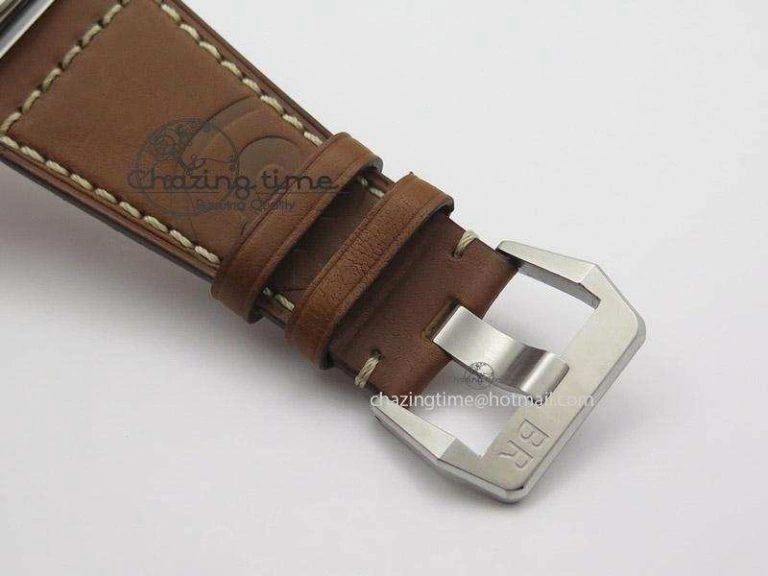 BR 03-92 Golden Heritage SS ZF 1:1 Best Edition On Brown Leather Strap MIYOTA 9015