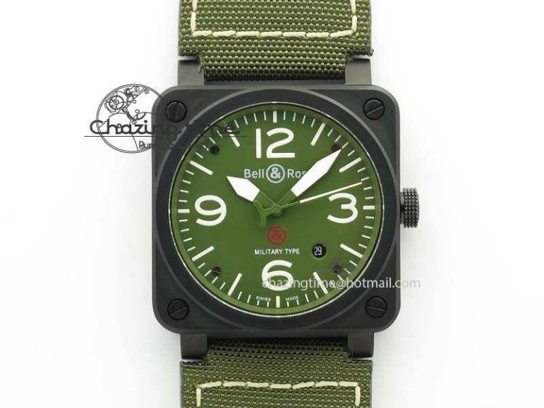BR 03-92 Golden Heritage SS ZF 1:1 Best Edition On Brown Leather Strap MIYOTA 9015