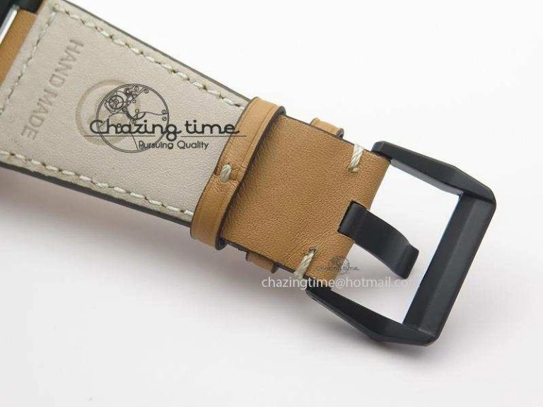 BR 03-92 Heritage PVD Black Dial On Brown Leather Strap MIYOTA 9015 V2