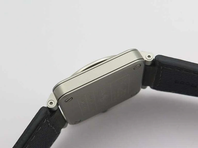 BR 03-92 Horolum Satin-Polished Steel Gray Dial On Leather Strap MIYOTA 9015 (Free Nylon Strap)