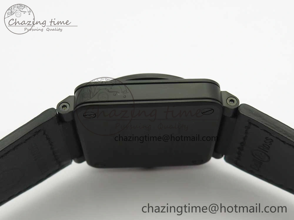 BR 03-92 PVD 1:1 Best Edition Black Apes Dial on Black Rubber Strap MIYOTA 9015 V3