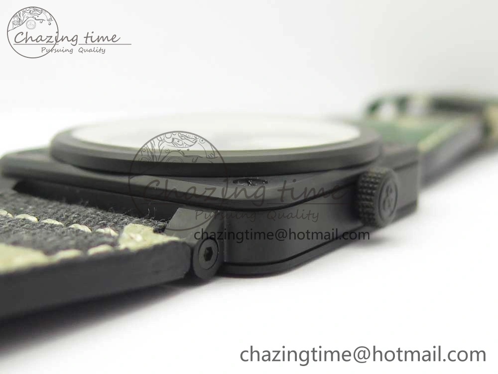 BR 03-92 PVD 1:1 Best Edition Camouflage Apes Dial on Camouflage Nylon Strap MIYOTA 9015 V3