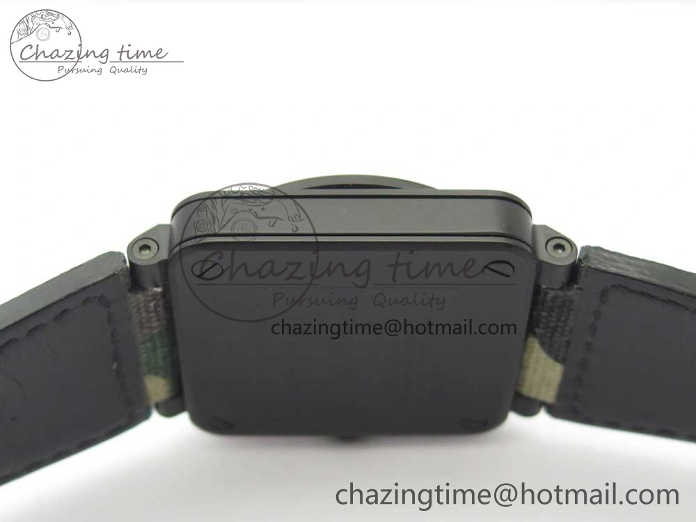 BR 03-92 PVD 1:1 Best Edition Camouflage Apes Dial on Camouflage Nylon Strap MIYOTA 9015 V3