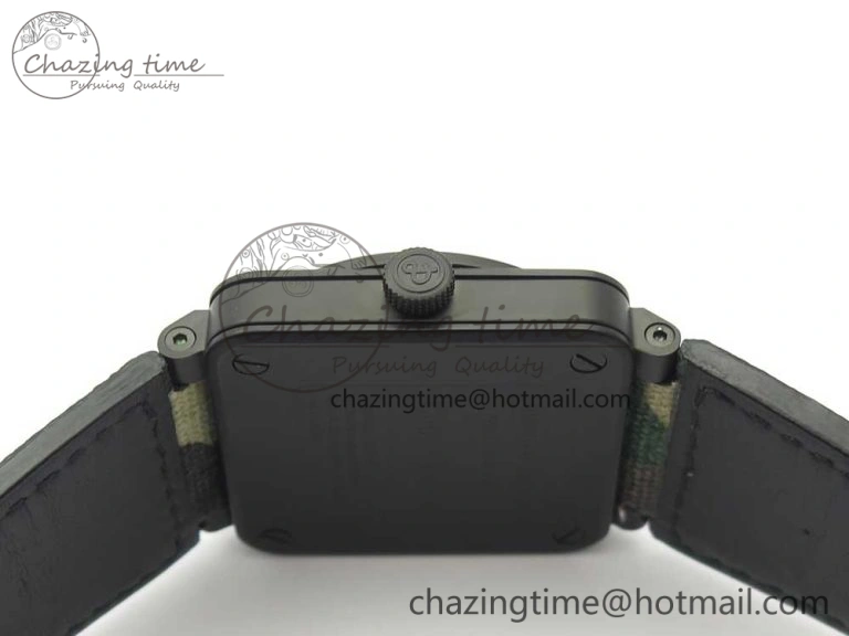 BR 03-92 PVD 1:1 Best Edition Camouflage Apes Dial on Camouflage Nylon Strap MIYOTA 9015 V3