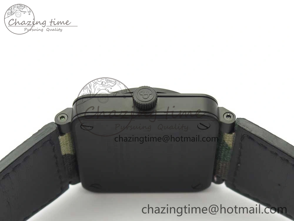 BR 03-92 PVD 1:1 Best Edition Camouflage Apes Dial on Camouflage Nylon Strap MIYOTA 9015 V3