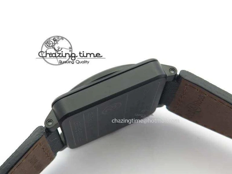 BR 03-92 PVD Case Black Dial 42.5mm On Leather Strap MIYOTA 9015 V2