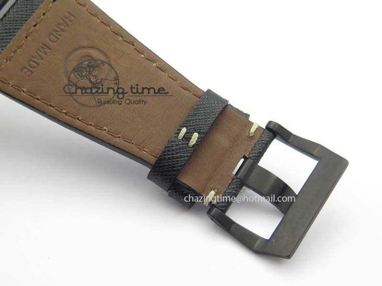 BR 03-92 PVD Case Black Dial 42.5mm On Leather Strap MIYOTA 9015 V2
