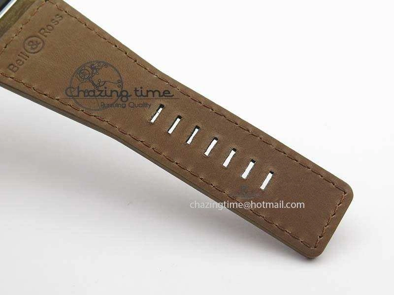 BR 03-92 PVD Case Black Dial 42.5mm On Leather Strap MIYOTA 9015 V2