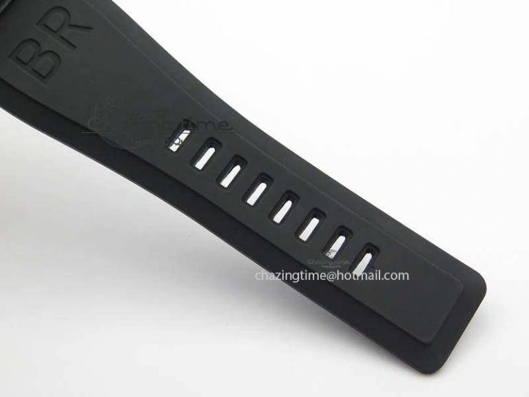 BR 03-92 PVD Case Black Dial Orange Sec Hand 42.5mm On Rubber Strap MIYOTA 9015 V2