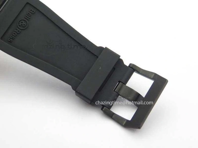 BR 03-92 PVD Case Black Dial Orange Sec Hand 42.5mm On Rubber Strap MIYOTA 9015 V2