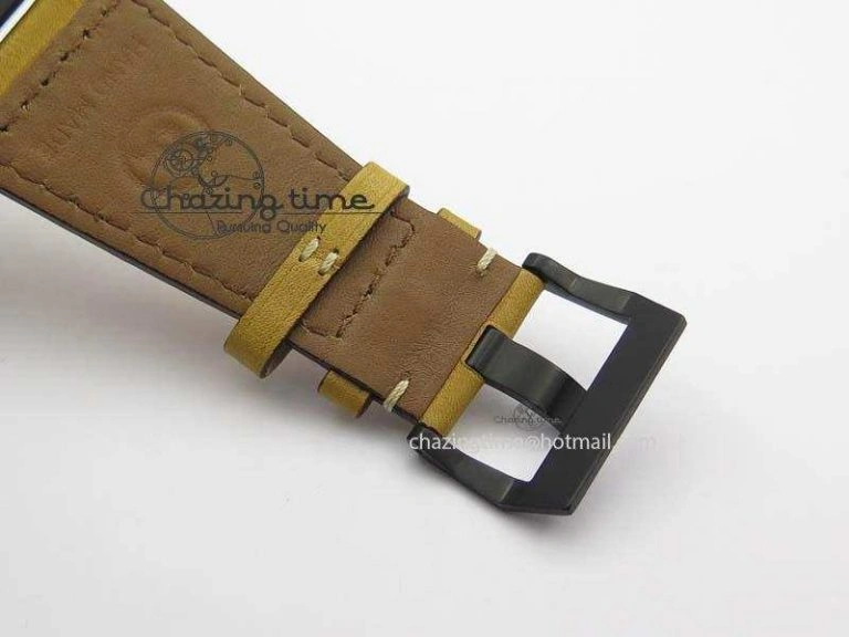 BR 03-92 PVD Case Cream Dial 42.5mm On Leather Strap MIYOTA 9015 V2