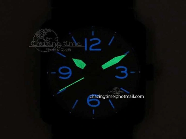 BR 03-92 PVD Case V2 42.5mm Gray Dial On Rubber Strap MIYOTA 9015