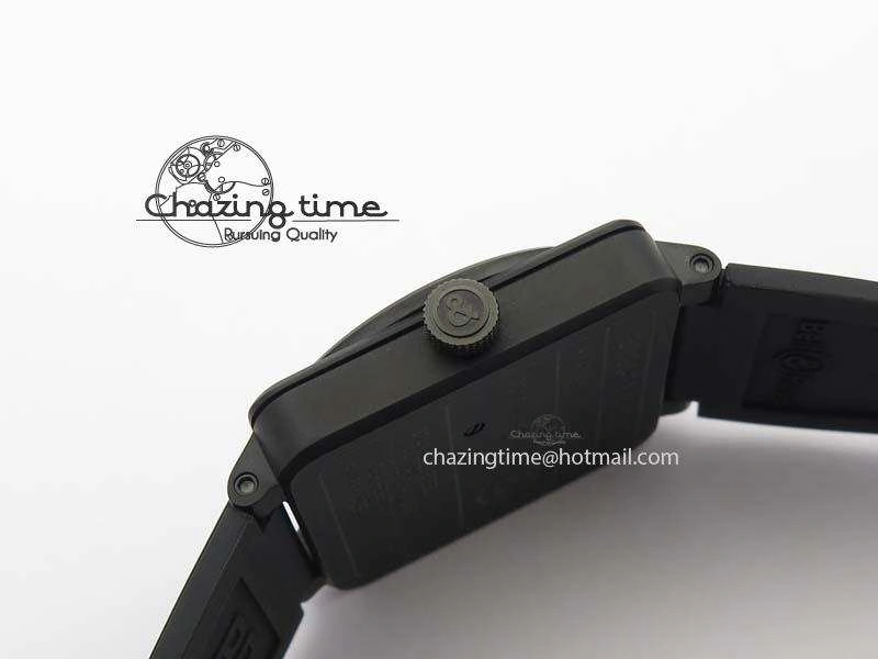 BR 03-92 PVD Case V2 42.5mm Gray Dial On Rubber Strap MIYOTA 9015