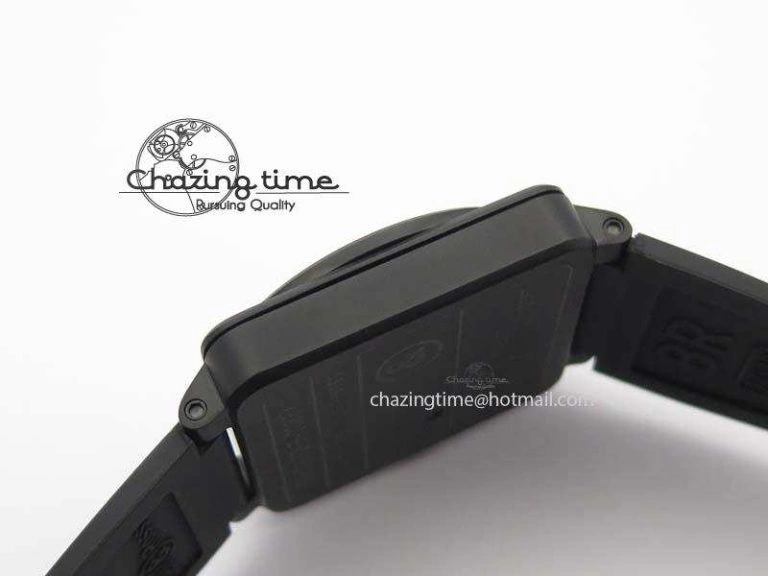 BR 03-92 PVD Case V2 42.5mm Gray Dial On Rubber Strap MIYOTA 9015